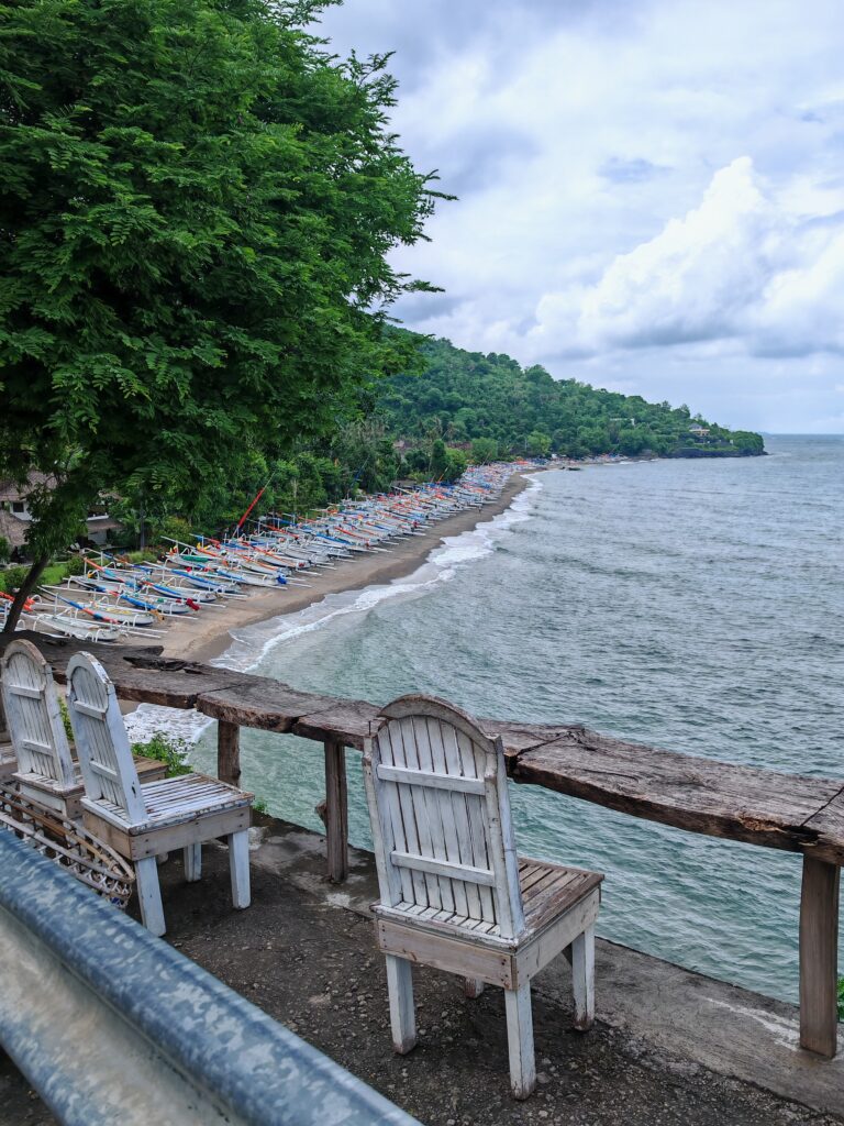 Bali Indonesien Amed Fischerboote